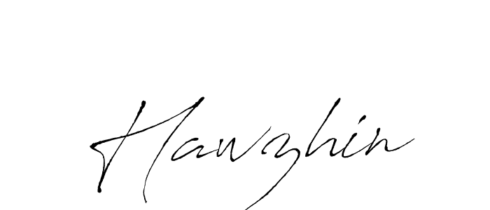 Make a beautiful signature design for name Hawzhin. With this signature (Antro_Vectra) style, you can create a handwritten signature for free. Hawzhin signature style 6 images and pictures png