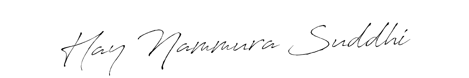 if you are searching for the best signature style for your name Hay Nammura Suddhi. so please give up your signature search. here we have designed multiple signature styles  using Antro_Vectra. Hay Nammura Suddhi signature style 6 images and pictures png