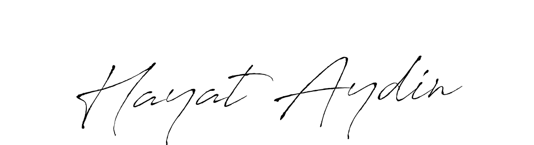 Make a beautiful signature design for name Hayat Aydin. With this signature (Antro_Vectra) style, you can create a handwritten signature for free. Hayat Aydin signature style 6 images and pictures png