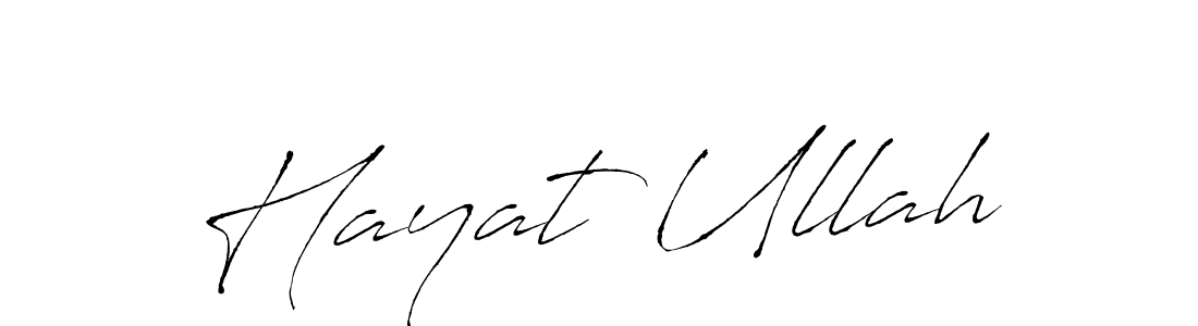 You should practise on your own different ways (Antro_Vectra) to write your name (Hayat Ullah) in signature. don't let someone else do it for you. Hayat Ullah signature style 6 images and pictures png