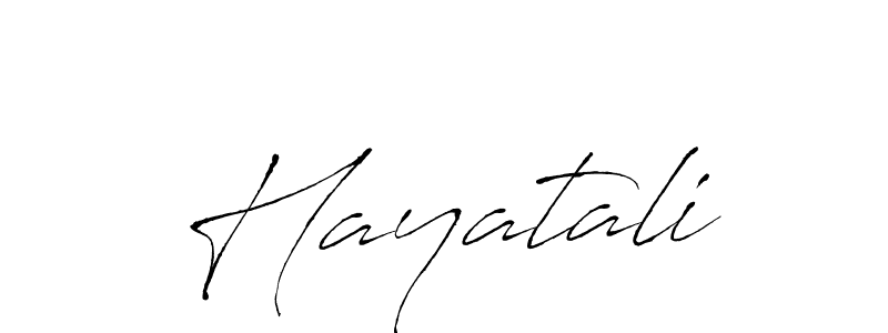 Create a beautiful signature design for name Hayatali. With this signature (Antro_Vectra) fonts, you can make a handwritten signature for free. Hayatali signature style 6 images and pictures png