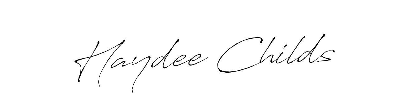 Use a signature maker to create a handwritten signature online. With this signature software, you can design (Antro_Vectra) your own signature for name Haydee Childs. Haydee Childs signature style 6 images and pictures png