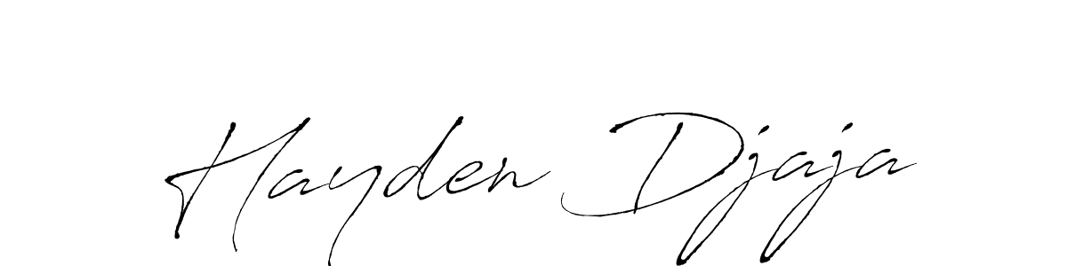 Hayden Djaja stylish signature style. Best Handwritten Sign (Antro_Vectra) for my name. Handwritten Signature Collection Ideas for my name Hayden Djaja. Hayden Djaja signature style 6 images and pictures png