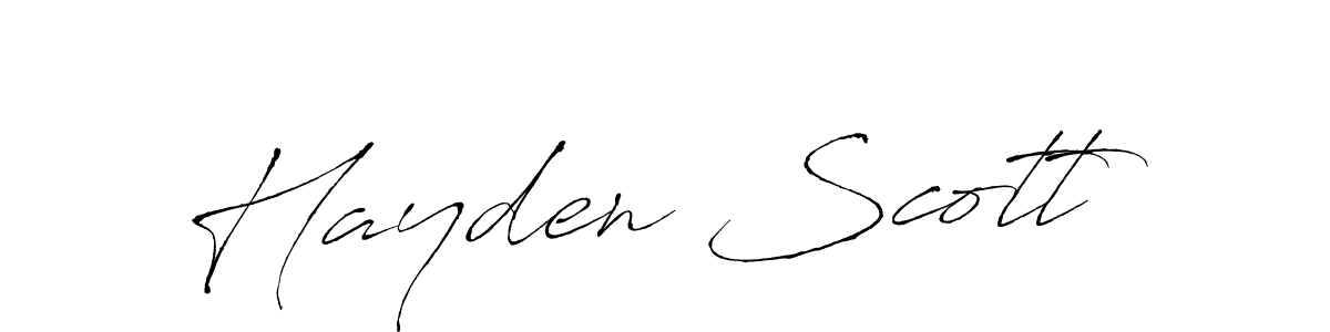 How to make Hayden Scott signature? Antro_Vectra is a professional autograph style. Create handwritten signature for Hayden Scott name. Hayden Scott signature style 6 images and pictures png