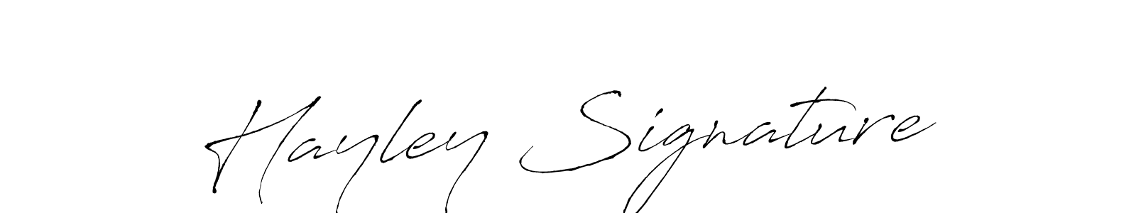 Make a short Hayley Signature signature style. Manage your documents anywhere anytime using Antro_Vectra. Create and add eSignatures, submit forms, share and send files easily. Hayley Signature signature style 6 images and pictures png