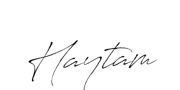 You should practise on your own different ways (Antro_Vectra) to write your name (Haytam) in signature. don't let someone else do it for you. Haytam signature style 6 images and pictures png
