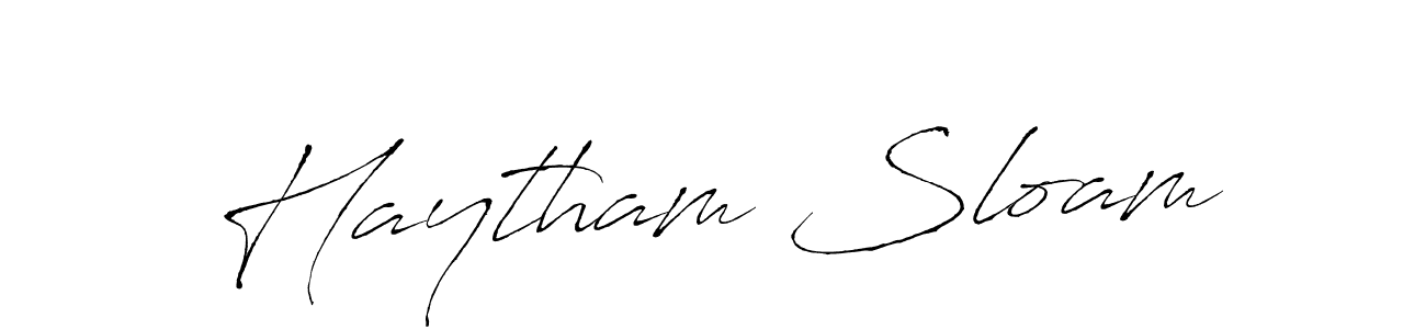 Once you've used our free online signature maker to create your best signature Antro_Vectra style, it's time to enjoy all of the benefits that Haytham Sloam name signing documents. Haytham Sloam signature style 6 images and pictures png