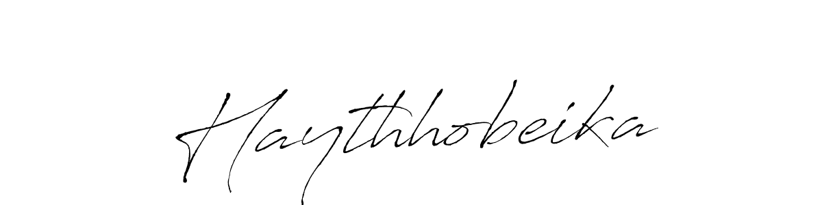 How to make Haythhobeika signature? Antro_Vectra is a professional autograph style. Create handwritten signature for Haythhobeika name. Haythhobeika signature style 6 images and pictures png