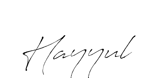 Create a beautiful signature design for name Hayyul. With this signature (Antro_Vectra) fonts, you can make a handwritten signature for free. Hayyul signature style 6 images and pictures png