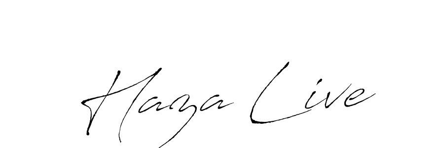 Also we have Haza Live name is the best signature style. Create professional handwritten signature collection using Antro_Vectra autograph style. Haza Live signature style 6 images and pictures png