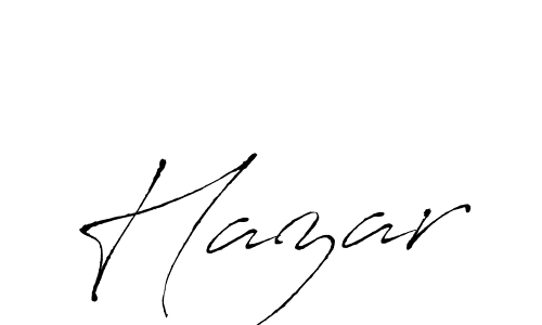 How to make Hazar signature? Antro_Vectra is a professional autograph style. Create handwritten signature for Hazar name. Hazar signature style 6 images and pictures png