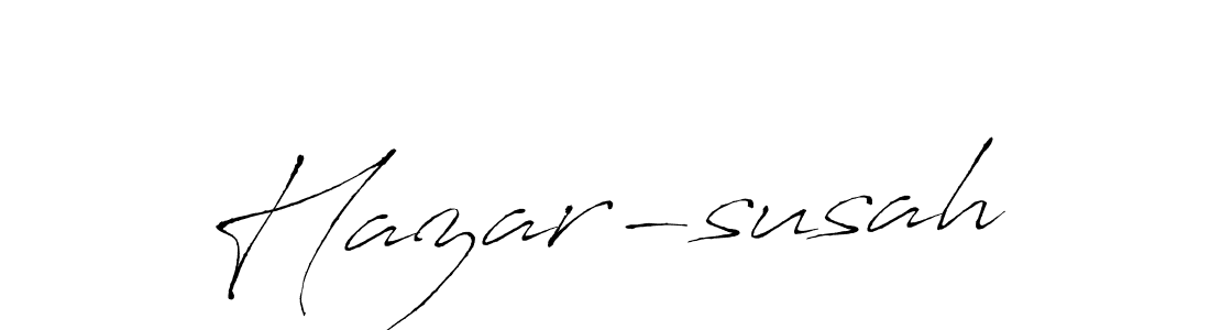 You should practise on your own different ways (Antro_Vectra) to write your name (Hazar-susah) in signature. don't let someone else do it for you. Hazar-susah signature style 6 images and pictures png