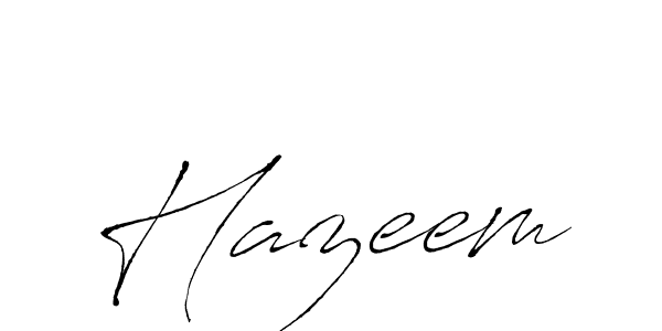 How to make Hazeem signature? Antro_Vectra is a professional autograph style. Create handwritten signature for Hazeem name. Hazeem signature style 6 images and pictures png