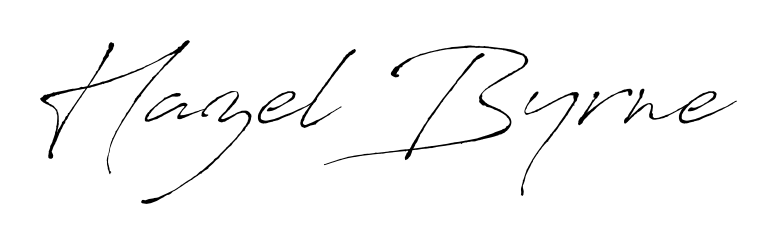 A sleek calligraphic signature for name Hazel Byrne utilizing Antro_Vectra styling. Great for adding personal signatures to photos and art. Hazel Byrne signature style 6 images and pictures png