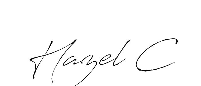 Use a signature maker to create a handwritten signature online. With this signature software, you can design (Antro_Vectra) your own signature for name Hazel C. Hazel C signature style 6 images and pictures png