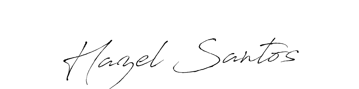 if you are searching for the best signature style for your name Hazel Santos. so please give up your signature search. here we have designed multiple signature styles  using Antro_Vectra. Hazel Santos signature style 6 images and pictures png