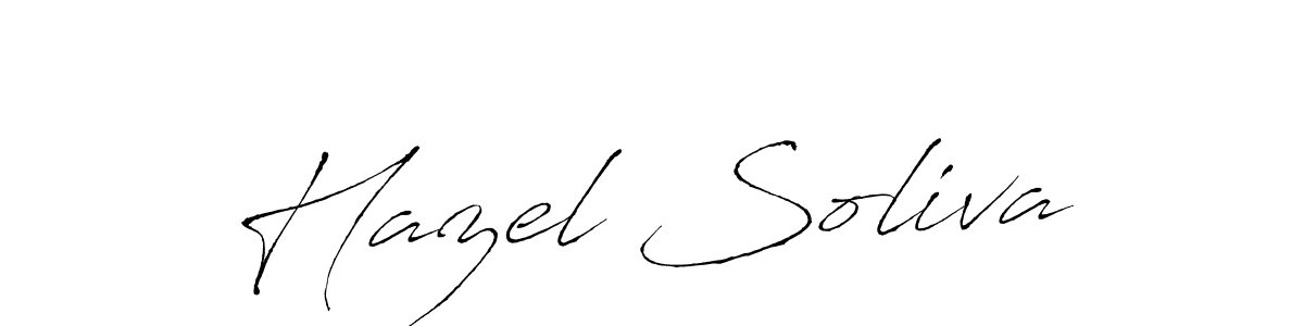 How to make Hazel Soliva signature? Antro_Vectra is a professional autograph style. Create handwritten signature for Hazel Soliva name. Hazel Soliva signature style 6 images and pictures png