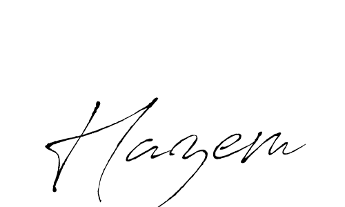 Make a beautiful signature design for name Hazem. Use this online signature maker to create a handwritten signature for free. Hazem signature style 6 images and pictures png