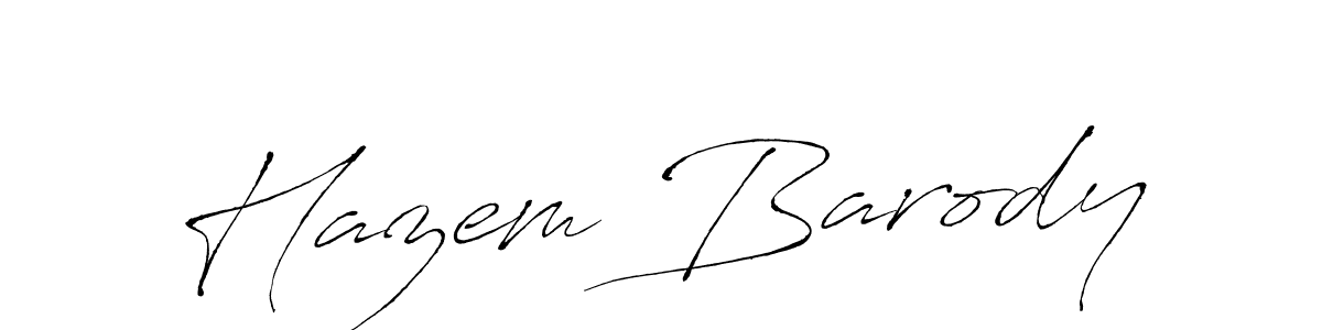 You can use this online signature creator to create a handwritten signature for the name Hazem Barody. This is the best online autograph maker. Hazem Barody signature style 6 images and pictures png