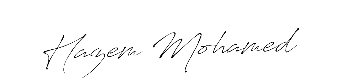 It looks lik you need a new signature style for name Hazem Mohamed. Design unique handwritten (Antro_Vectra) signature with our free signature maker in just a few clicks. Hazem Mohamed signature style 6 images and pictures png