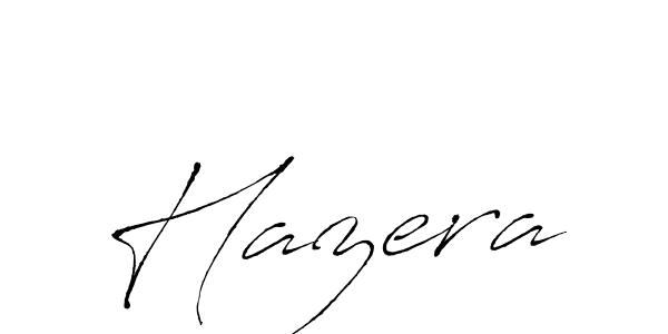 Make a beautiful signature design for name Hazera. With this signature (Antro_Vectra) style, you can create a handwritten signature for free. Hazera signature style 6 images and pictures png