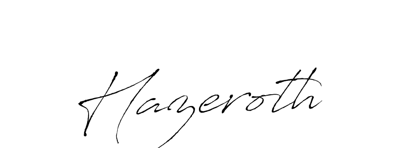 Design your own signature with our free online signature maker. With this signature software, you can create a handwritten (Antro_Vectra) signature for name Hazeroth. Hazeroth signature style 6 images and pictures png