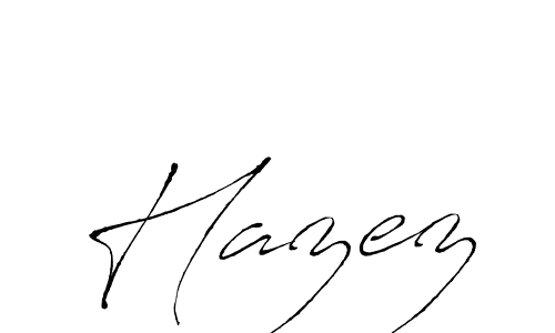Design your own signature with our free online signature maker. With this signature software, you can create a handwritten (Antro_Vectra) signature for name Hazez. Hazez signature style 6 images and pictures png