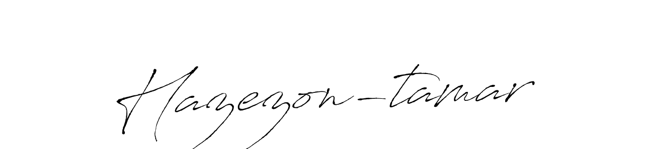 Make a beautiful signature design for name Hazezon-tamar. With this signature (Antro_Vectra) style, you can create a handwritten signature for free. Hazezon-tamar signature style 6 images and pictures png