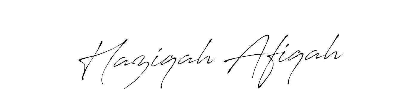 You should practise on your own different ways (Antro_Vectra) to write your name (Haziqah Afiqah) in signature. don't let someone else do it for you. Haziqah Afiqah signature style 6 images and pictures png