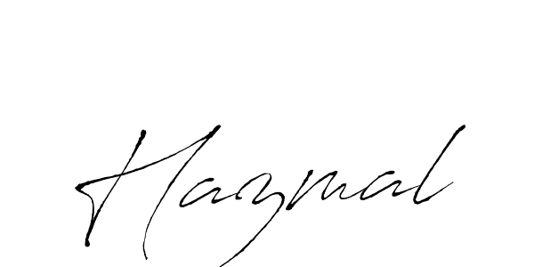 Also You can easily find your signature by using the search form. We will create Hazmal name handwritten signature images for you free of cost using Antro_Vectra sign style. Hazmal signature style 6 images and pictures png