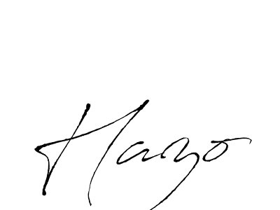 The best way (Antro_Vectra) to make a short signature is to pick only two or three words in your name. The name Hazo include a total of six letters. For converting this name. Hazo signature style 6 images and pictures png