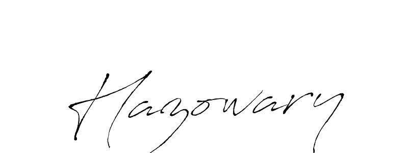 You should practise on your own different ways (Antro_Vectra) to write your name (Hazowary) in signature. don't let someone else do it for you. Hazowary signature style 6 images and pictures png