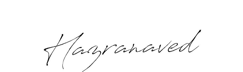 Use a signature maker to create a handwritten signature online. With this signature software, you can design (Antro_Vectra) your own signature for name Hazranaved. Hazranaved signature style 6 images and pictures png