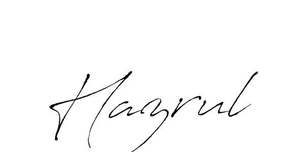 Hazrul stylish signature style. Best Handwritten Sign (Antro_Vectra) for my name. Handwritten Signature Collection Ideas for my name Hazrul. Hazrul signature style 6 images and pictures png