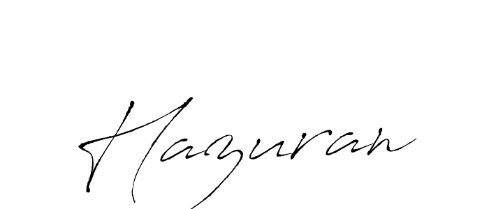 How to make Hazuran name signature. Use Antro_Vectra style for creating short signs online. This is the latest handwritten sign. Hazuran signature style 6 images and pictures png