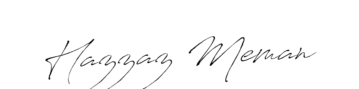 Use a signature maker to create a handwritten signature online. With this signature software, you can design (Antro_Vectra) your own signature for name Hazzaz Meman. Hazzaz Meman signature style 6 images and pictures png