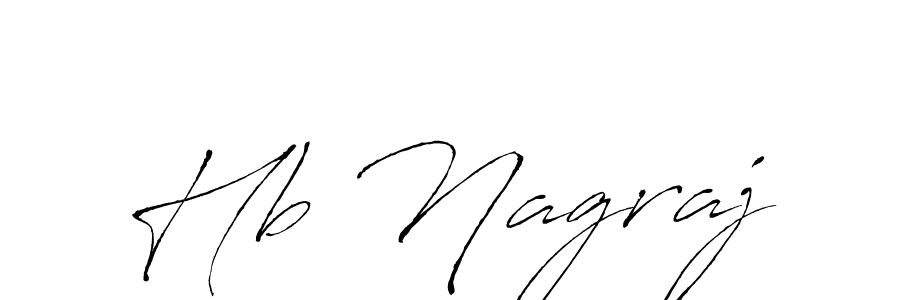 Hb Nagraj stylish signature style. Best Handwritten Sign (Antro_Vectra) for my name. Handwritten Signature Collection Ideas for my name Hb Nagraj. Hb Nagraj signature style 6 images and pictures png