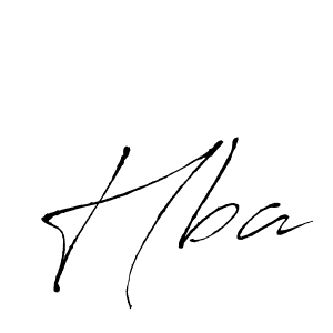 Use a signature maker to create a handwritten signature online. With this signature software, you can design (Antro_Vectra) your own signature for name Hba. Hba signature style 6 images and pictures png
