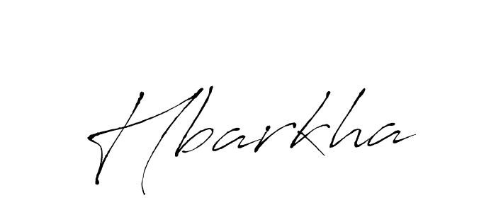 Use a signature maker to create a handwritten signature online. With this signature software, you can design (Antro_Vectra) your own signature for name Hbarkha. Hbarkha signature style 6 images and pictures png