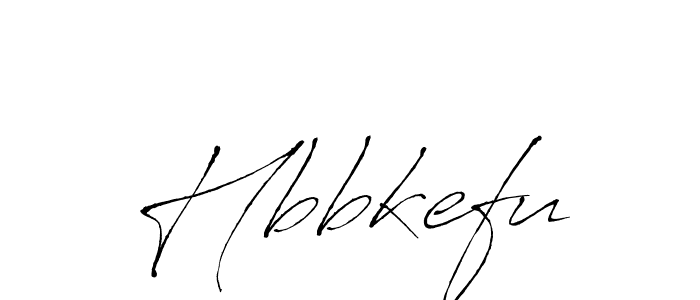 Make a beautiful signature design for name Hbbkefu. With this signature (Antro_Vectra) style, you can create a handwritten signature for free. Hbbkefu signature style 6 images and pictures png