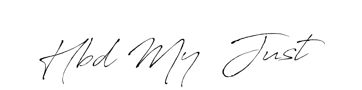 Make a beautiful signature design for name Hbd My  Just. Use this online signature maker to create a handwritten signature for free. Hbd My  Just signature style 6 images and pictures png