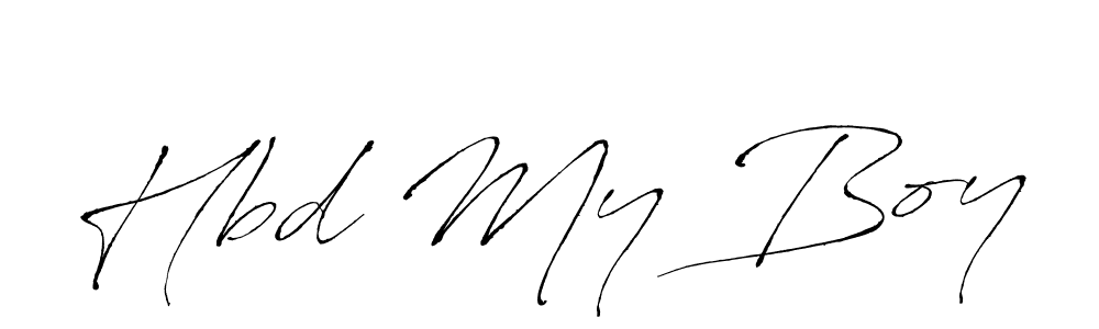 Also we have Hbd My Boy name is the best signature style. Create professional handwritten signature collection using Antro_Vectra autograph style. Hbd My Boy signature style 6 images and pictures png