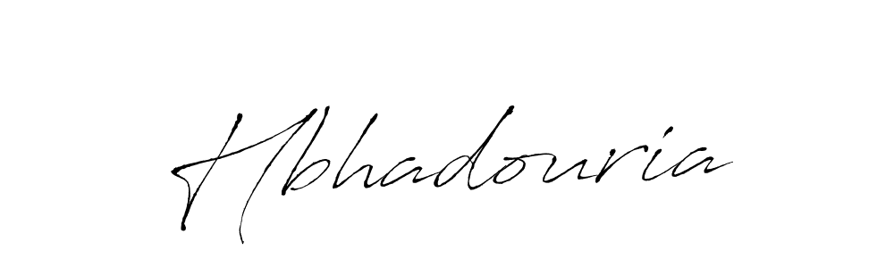 Create a beautiful signature design for name Hbhadouria. With this signature (Antro_Vectra) fonts, you can make a handwritten signature for free. Hbhadouria signature style 6 images and pictures png