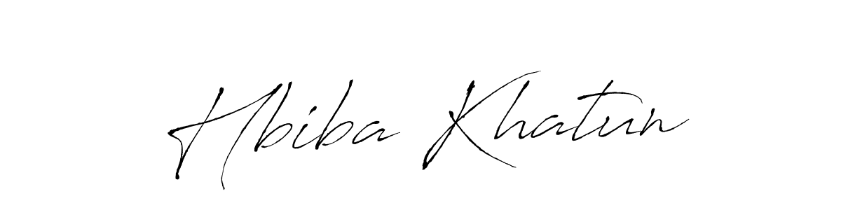 Use a signature maker to create a handwritten signature online. With this signature software, you can design (Antro_Vectra) your own signature for name Hbiba Khatun. Hbiba Khatun signature style 6 images and pictures png