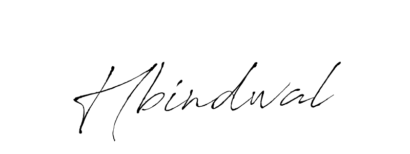 Hbindwal stylish signature style. Best Handwritten Sign (Antro_Vectra) for my name. Handwritten Signature Collection Ideas for my name Hbindwal. Hbindwal signature style 6 images and pictures png