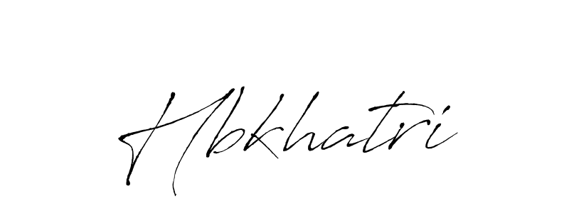 Hbkhatri stylish signature style. Best Handwritten Sign (Antro_Vectra) for my name. Handwritten Signature Collection Ideas for my name Hbkhatri. Hbkhatri signature style 6 images and pictures png