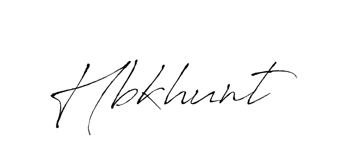 Use a signature maker to create a handwritten signature online. With this signature software, you can design (Antro_Vectra) your own signature for name Hbkhunt. Hbkhunt signature style 6 images and pictures png