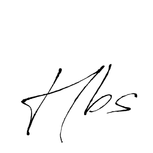 How to make Hbs signature? Antro_Vectra is a professional autograph style. Create handwritten signature for Hbs name. Hbs signature style 6 images and pictures png