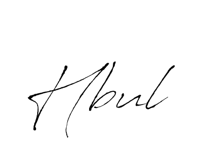 Antro_Vectra is a professional signature style that is perfect for those who want to add a touch of class to their signature. It is also a great choice for those who want to make their signature more unique. Get Hbul name to fancy signature for free. Hbul signature style 6 images and pictures png