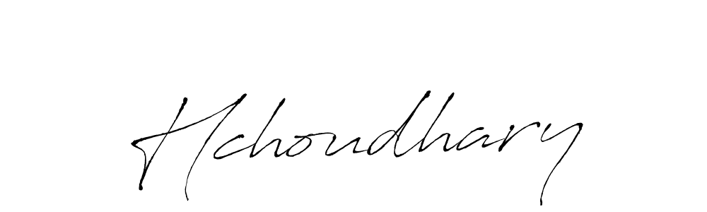 How to make Hchoudhary signature? Antro_Vectra is a professional autograph style. Create handwritten signature for Hchoudhary name. Hchoudhary signature style 6 images and pictures png